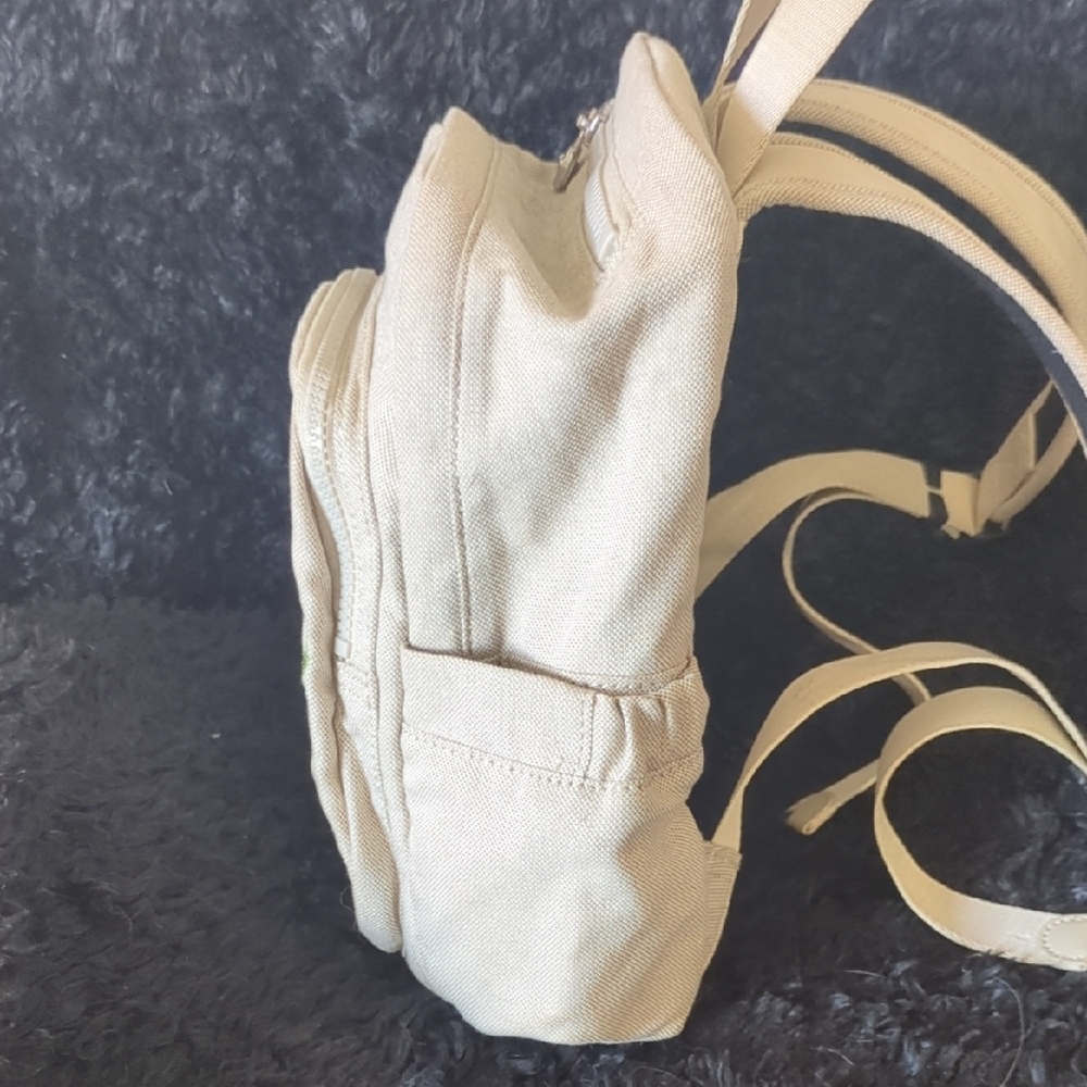Kipling Beige Floral Embroidered Mini Backpack - Picture 4 of 10